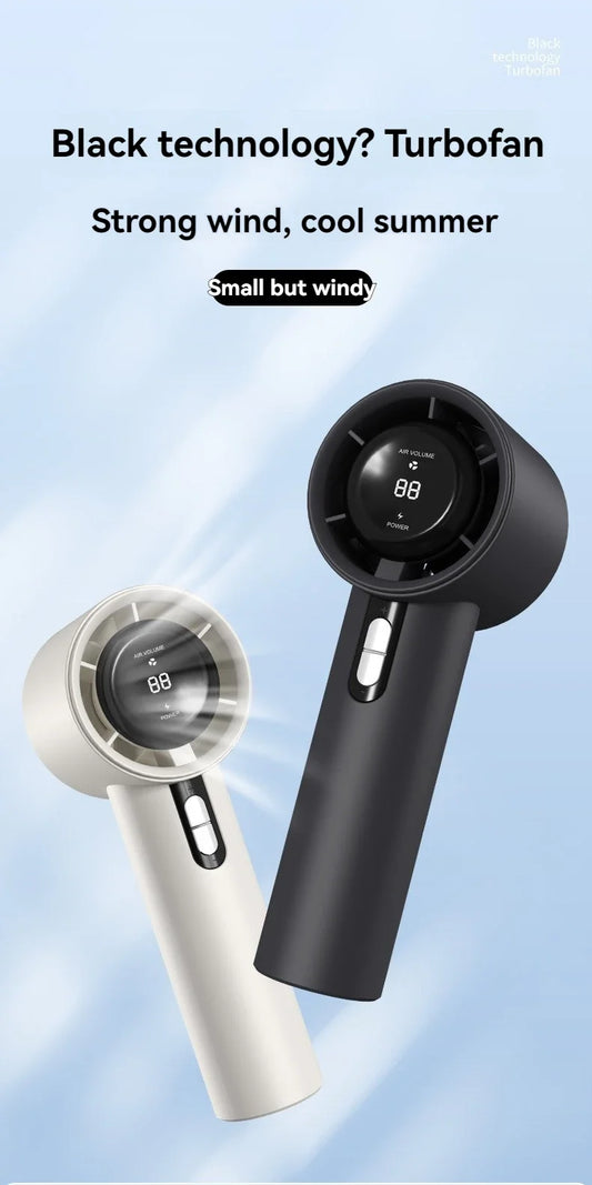 Compact Turbo Fan with 100 Speeds for Sport and Travel